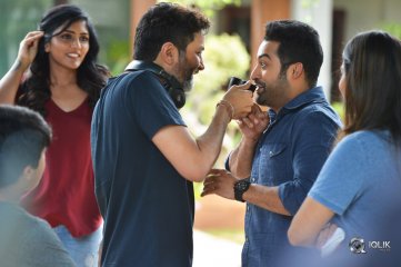Aravindha Sametha Working Stills